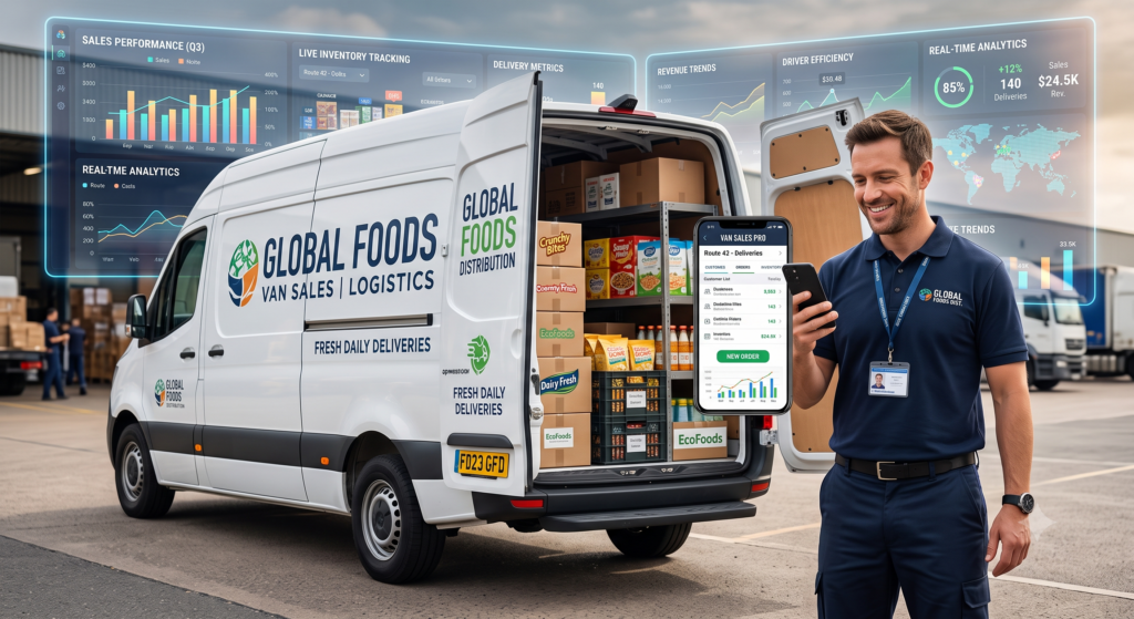 Scaling Food Distribution with Zero Leakage: How Custom Van Sales Automation Transformed a Food Manufacturing Business